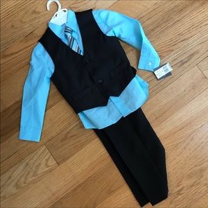 SOLD: NWT boys tie-pants-best and shirt